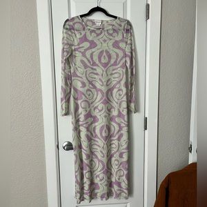 Find Me Now - Dream On Mesh Dress Lilac Large